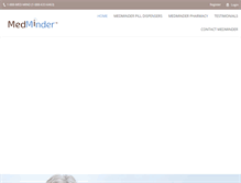 Tablet Screenshot of medminder.com